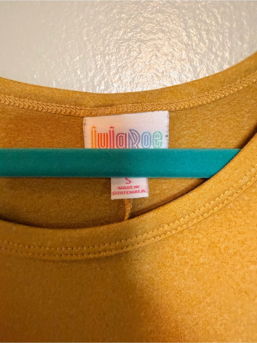 LuLaRoe Mustard Yellow Carly Dress